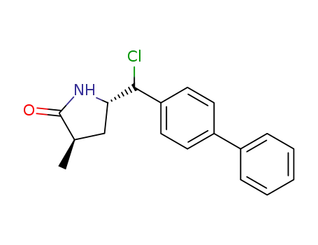 (3R,5S)-5-([1,1'-biphenyl]-4-ylchloromethyl)-3-methylpyrrolidin-2-one