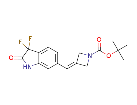 tert-butyl 3-((3,3-difluoro-2-oxoindolin-6-yl)methylene)azetidine-1-carboxylate