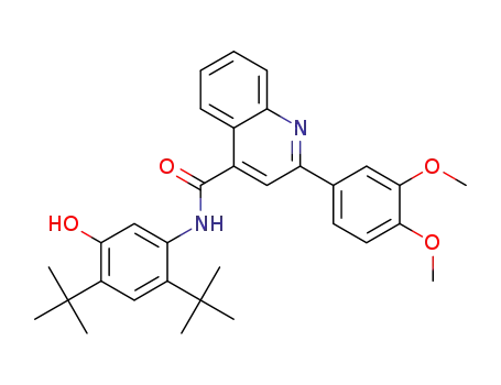 N-(2,4-di-tert-butyl-5-hydroxyphenyl)-2-(3,4-dimethoxyphenyl)quinoline-4-carboxamide
