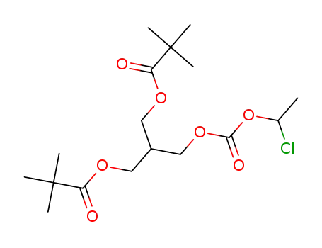 2-((((1-chloroethoxy)carbonyl)oxy)methyl)propane-1,3-diyl bis(2,2-dimethylpropanoate)