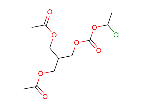 2-((((1-chloroethoxy)carbonyl)oxy)methyl)propane-1,3-diyl diacetate