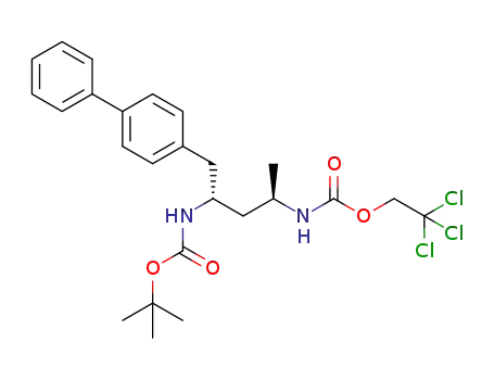 tert-butyl (2,2,2-trichloroethyl) ((2R,4R)-1-([1,1'-biphenyl]-4-yl)pentane-2,4-diyl)dicarbamate