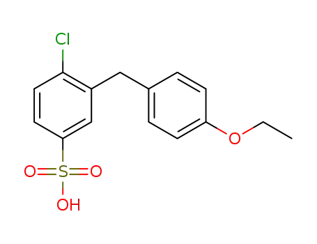 4-chloro-3-(4-ethoxybenzyl)benzenesulfonic acid