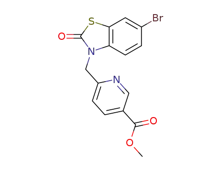 methyl 6-((6-bromo-2-oxobenzo[d]thiazole-3(2H)-yl)methyl)nicotinate