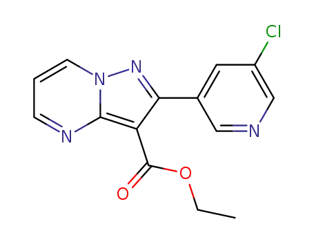 ethyl 2-(5-chloropyridin-3-yl)pyrazolo[1,5-a]pyrimidine-3-carboxylate
