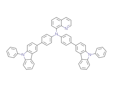 N,N-bis(4-(9-phenyl-9H-carbazol-3-yl)phenyl)quinolin-8-amine