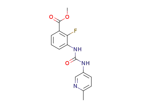 methyl 2-fluoro-3-(3-(6-methylpyridin-3-yl)ureido)benzoate