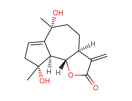 (3aS,6R,9R,9aS,9bS)-6,9-dihydroxy-6,9-dimethyl-3-methylene-3a,4,5,6,8,9,9a,9b-octahydroazuleno[4,5-b]furan-2(3H)-one