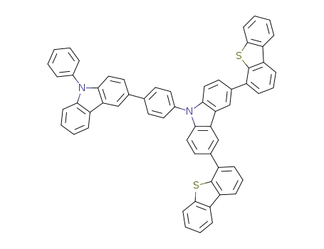 9-(4-(9-phenyl-9H-carbazol-3-yl)phenyl)-9H-3,6-di(benzothiophen-4-yl)carbazole