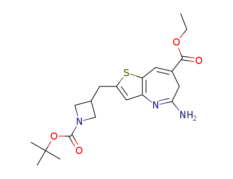ethyl 5-amino-2-[(1-tert-butoxycarbonylazetidin-3-yl)methyl]-6H-thieno[3,2-b]azepine-7-carboxylate