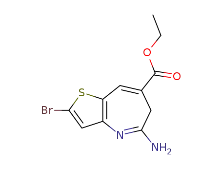 ethyl 5-amino-2-bromo-6H-thieno[3,2-b]azepine-7-carboxylate