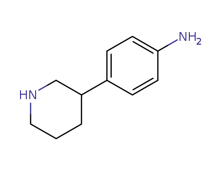 Molecular Structure of 19733-56-3 (4-piperidin-3-ylaniline)