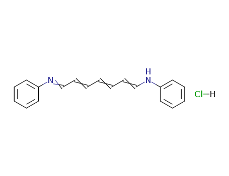 Benzenamine, N-[7-(phenylamino)-2,4,6-heptatrienylidene]-,
monohydrochloride(2397-90-2)