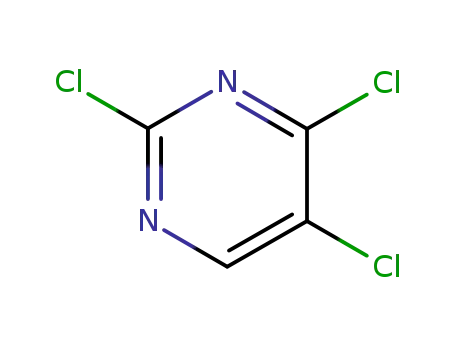 Molecular Structure of 5750-76-5 (2,4,5-Trichloropyrimidine)