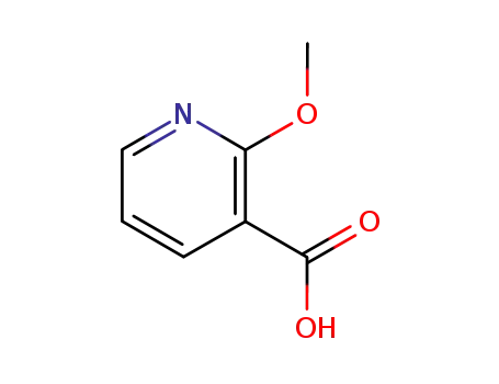 Molecular Structure of 16498-81-0 (2-Methoxynicotinic acid)