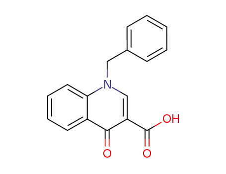 Molecular Structure of 35975-86-1 (1-benzyl-4-oxo-1,4-dihydroquinoline-3-carboxylic acid)