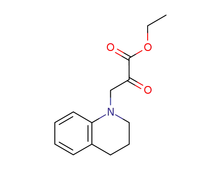 1(2H)-Quinolinepropanoic acid, 3,4-dihydro-a-oxo-, ethyl ester
