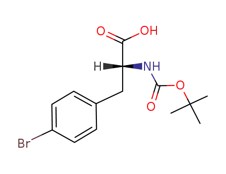 (2R)-3-(4-bromophenyl)-2-[[(tert-butoxy)carbonyl]amino]propanoic acid