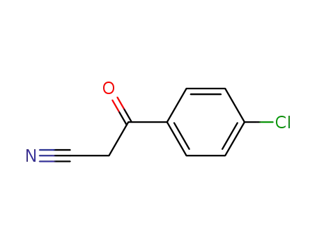 Molecular Structure of 4640-66-8 (4-CHLOROBENZOYLACETONITRILE)