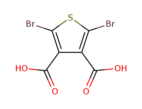 Molecular Structure of 190723-12-7 (2,5-DibroMothiophene-3,4-dicarboxylic acid)