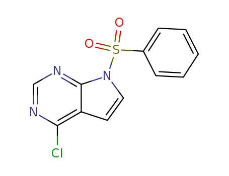 7-(benzenesulfonyl)-4-chloro-7H-pyrrolo[2,3-d]pyrimidine