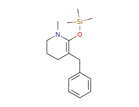 5-benzyl-1-methyl-6-((trimethylsilyl)oxy)-1,2,3,4-tetrahydropyridine