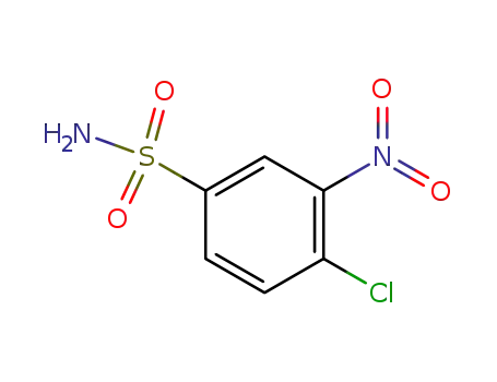Molecular Structure of 97-09-6 (4-Chloro-3-nitrobenzenesulfonamide)