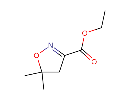 5,5-dimethyl-4,5-dihydro-isoxazole-3-carboxylic acid ethyl ester