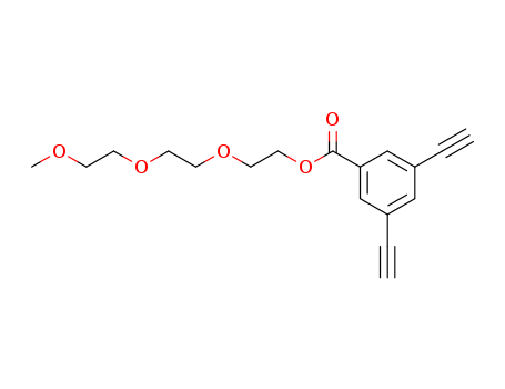 Benzoic acid, 3,5-diethynyl-, 2-[2-(2-methoxyethoxy)ethoxy]ethyl ester