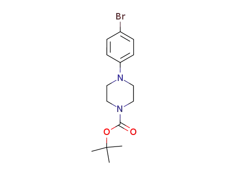 Molecular Structure of 352437-09-3 (4-(4-BROMO-PHENYL)-PIPERAZINE-1-CARBOXYLIC ACID TERT-BUTYL ESTER)