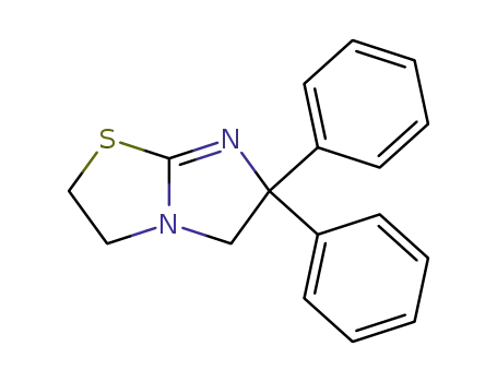 Molecular Structure of 62476-40-8 (6,6-diphenyl-2,3,5,6-tetrahydroimidazo[2,1-b][1,3]thiazole)