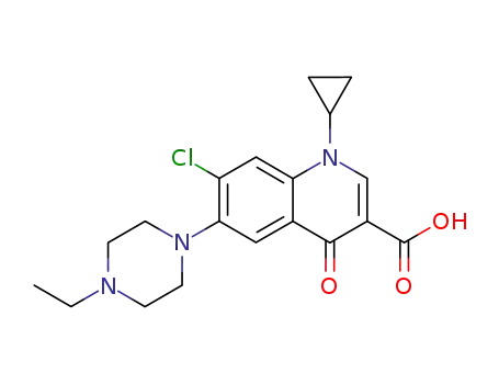 7-chloro-1-cyclopropyl-6-(4-ethyl-piperazin-1-yl)-4-oxo-1,4-dihydro-quinoline-3-carboxylic acid