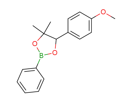 5-(4-methoxyphenyl)-4,4-dimethyl-2-phenyl-[1,3,2]dioxaborolane