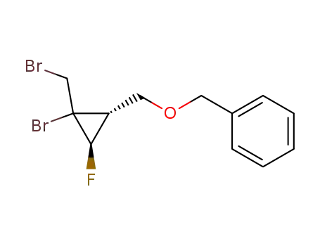r-2-benzyloxymethyl-c,t-1-bromo-c,t-1-bromomethyl-t-fluorocyclopropane