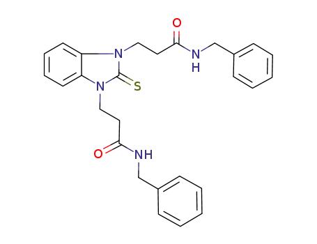 1,3-di(N-benzylcarbamoylethyl)-2,3-dihydro-1H-benz[d]imidazole-2-thione