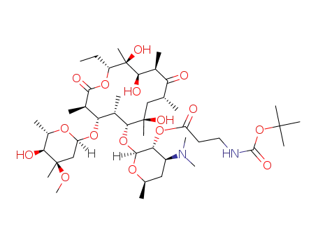 2'-3-(Boc)-propanoylerythromycin