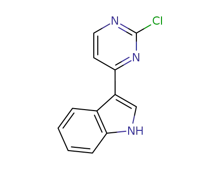 Molecular Structure of 945016-63-7 (3-(2-chloropyrimidin-4-yl)-1H-indole)