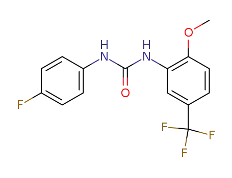 N-(2-methoxy-5-(trifluoromethyl)phenyl)-N'-(4-fluorophenyl)urea