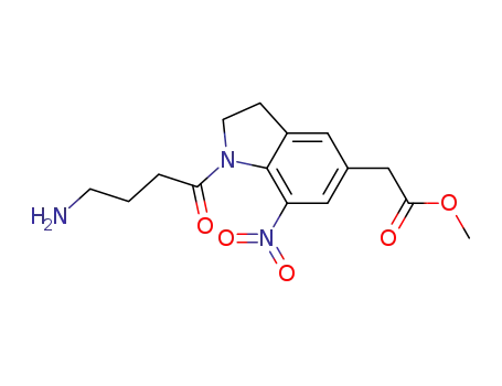 methyl 1-(4-aminobutanoyl)-7-nitroindoline-5-acetate