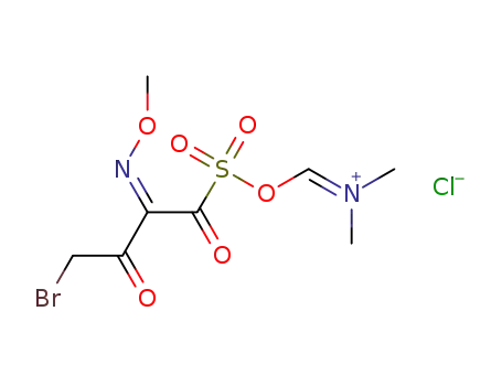 4-bromo-2(Z)-methoxyimino-3-oxo butyric acid-N,N-dimethyl formiminium chloride chlorosulfate