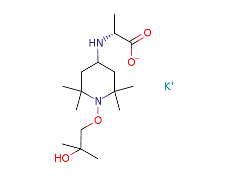 4-(1-carboxyethylamino)-1-(2-hydroxy-2-methylpropoxy)-2,2,6,6-tetramethylpiperidine potassium salt