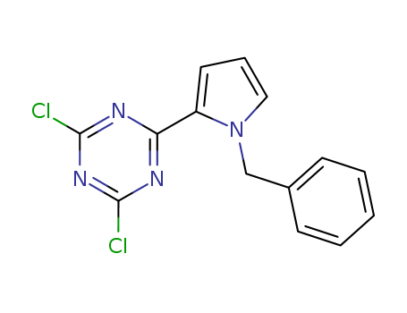 1,3,5-Triazine,2,4-dichloro-6-[1-(phenylmethyl)-1H-pyrrol-2-yl]-
