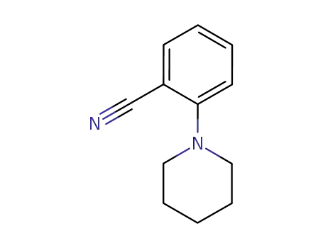 Molecular Structure of 72752-52-4 (2-PIPERIDINOBENZONITRILE)