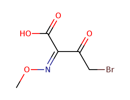 Butanoic acid, 4-bromo-2-(methoxyimino)-3-oxo-,(2Z)-