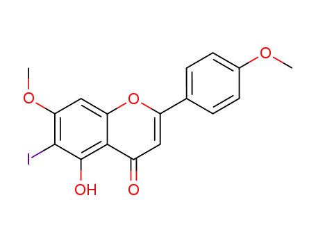 7,4'-dimethoxy-5-hydroxy-6-iodoflavone