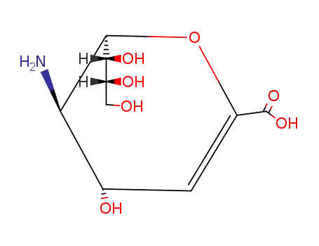 5-amino-2,6-anhydro-3,5-dideoxy-D-glycero-D-galacto-non-2-enonic acid