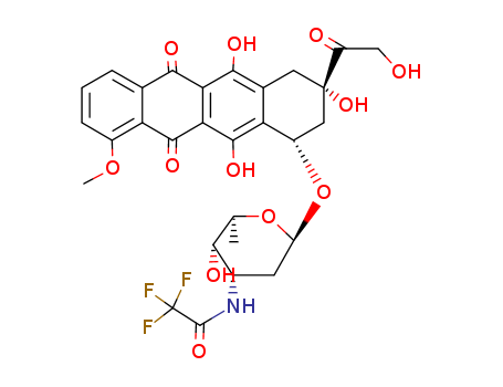 5,12-Naphthacenedione,7,8,9,10-tetrahydro-6,8,11-trihydroxy-8-(hydroxyacetyl)-1-methoxy-10-[[2,3,6-trideoxy-3-[(trifluoroacetyl)amino]-a-L-lyxo-hexopyranosyl]oxy]-,(8S,10S)- (9CI)