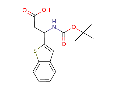 3-benzo[b]thiophen-2-yl-3-tert-butoxycarbonylamino-propionic acid