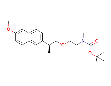 2-((tert-butoxy)-N-methylcarbonylamino)ethyl (2S)-2-(6-methoxy(2 naphthyl)) propanoate