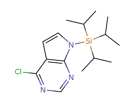 4-chloro-7-[tris(1-methylethyl)silyl]-7H-Pyrrolo[2,3-d]pyrimidine
